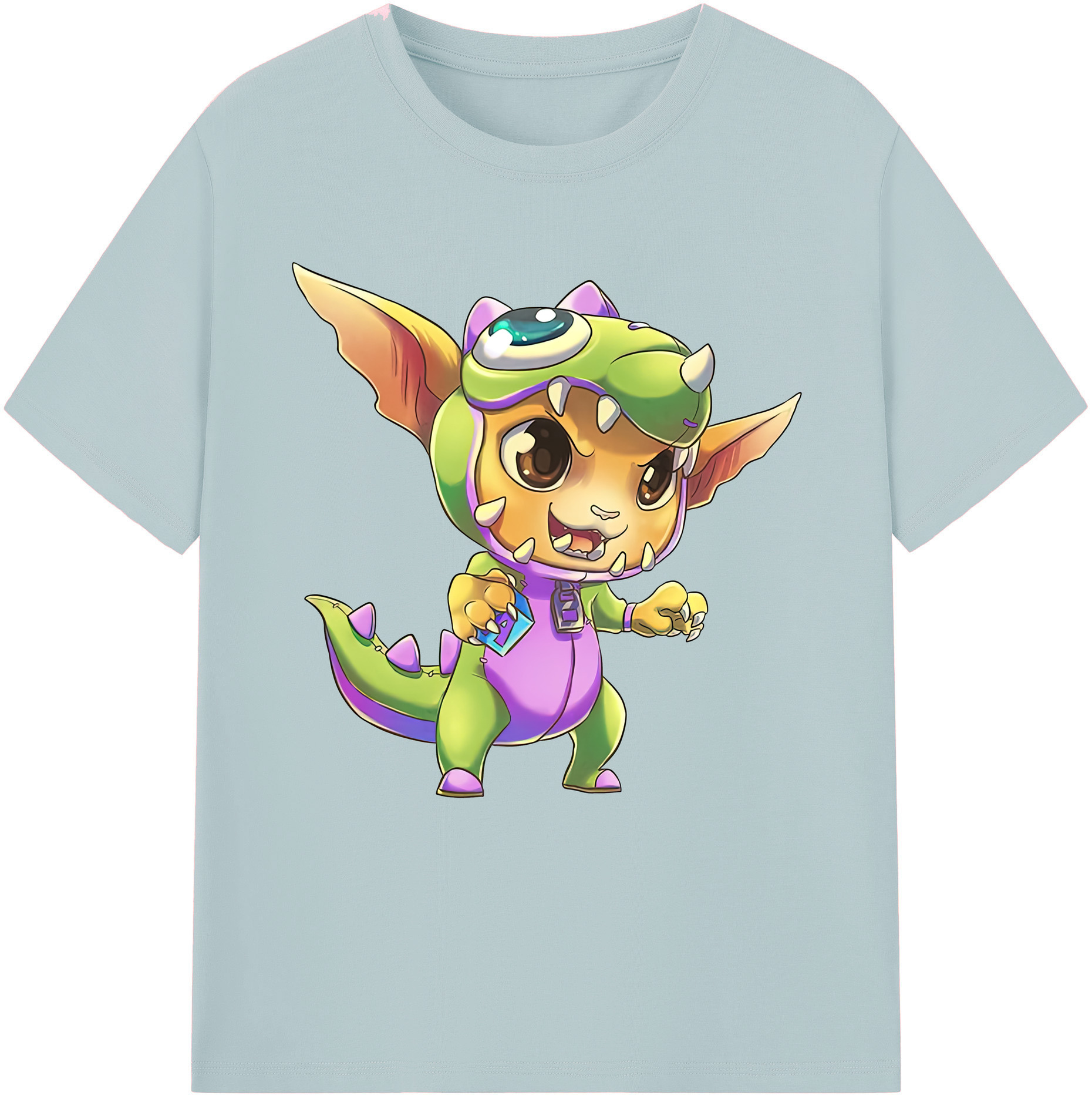 リーグ・オブ・レジェンド League of Legends LOL 綿100％半袖Tシャツ（フロントプリント）